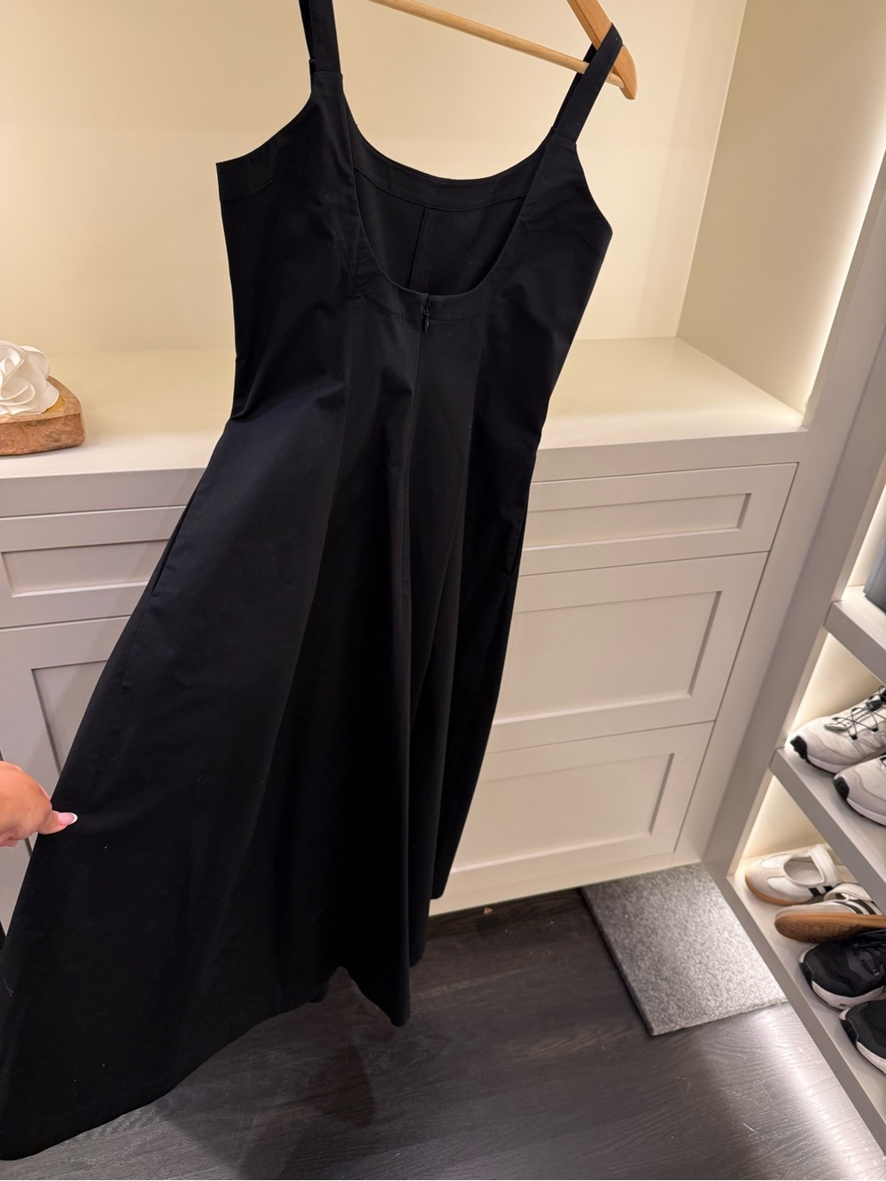 Vince Black Maxi A-Line Strap Dress - Picture 4 of 7